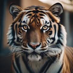 Fototapeta premium tiger in zoo