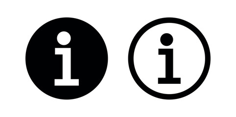 Information icon. info icon png and vector illustration on transparent background