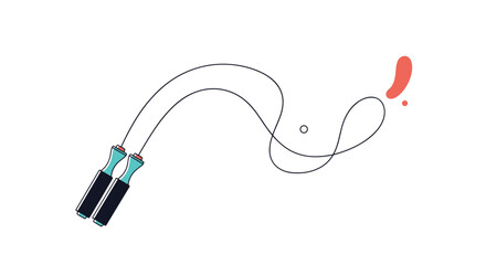 Cardio workout jumping rope fitness exercise training equipment for bodybuilding and strength