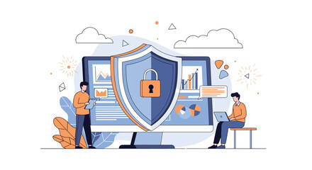 Digital security protection for modern business operations and data privacy assurance