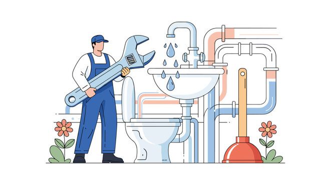 Professional plumbing repair services for your home and business needs - Powered by Adobe