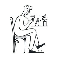 Enjoying a drink at a cozy cafe setting for relaxation