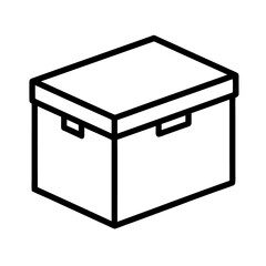 black box isolated on white