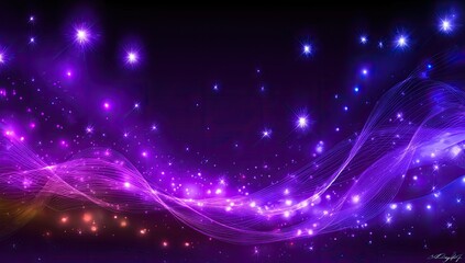 Fototapeta premium Abstract vibrant cosmic swirls