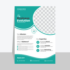 modern business flyer vector design fully editable template for corporate marketing