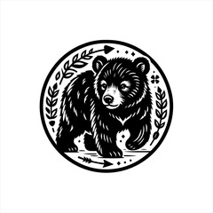 A bear cub illustration