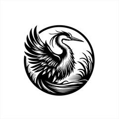 Obraz premium Phoenix bird illustration