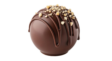 Isolated Chocolate Truffle
