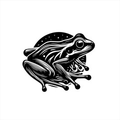 Fototapeta premium Frog on a branch