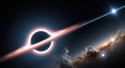 A realistic black hole with accretion disk and cosmic jet