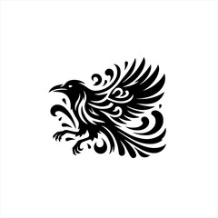 Fototapeta premium Raven illustration