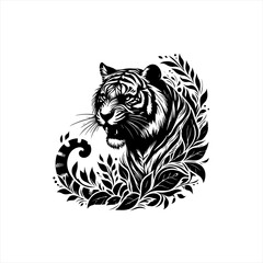 Obraz premium Tiger illustration