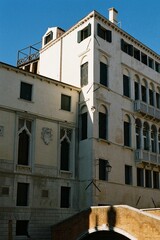 Facade of a building in Venice