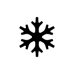 A minimalist snowflake design for winter holiday graphics, ideal for creating patterns, decorative elements, and seasonal themes.