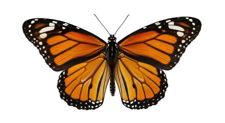Isolated Monarch Butterfly