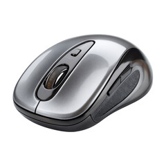 Modern Wireless Computer Mouse on Transparent Background