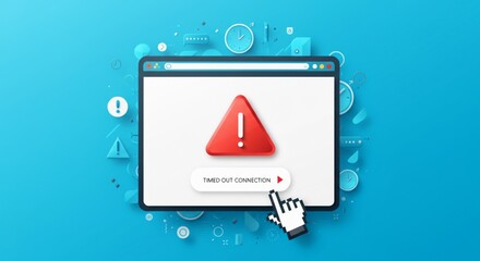 Timed Out Connection Error – Network Timeout Warning & Internet Access Failure.