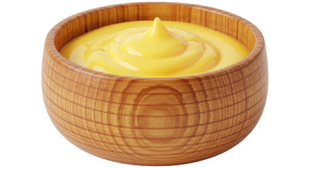 Isolated Mustard Sauce