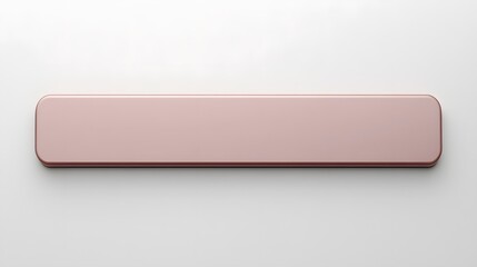 Fototapeta premium Rose Gold Rectangular Shape Minimalist Design Element