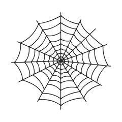 Intricate spider web design with detailed symmetrical patterns