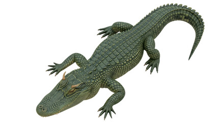 Isolated Alligator