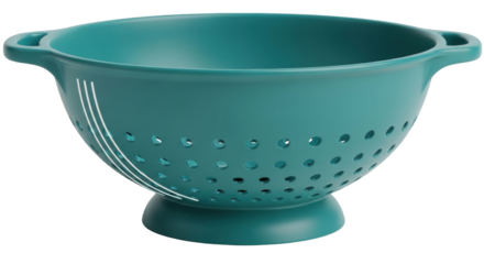 Isolated Green Colander