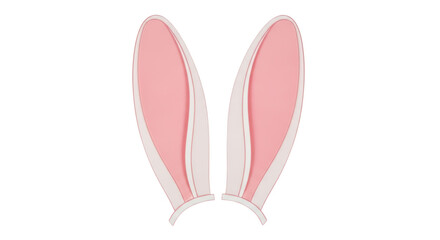 Isolated Easter Bunny Ears