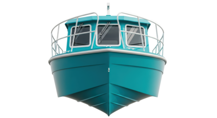 Isolated Fishing Boat