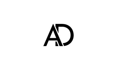 AD initial letters, monogram logo