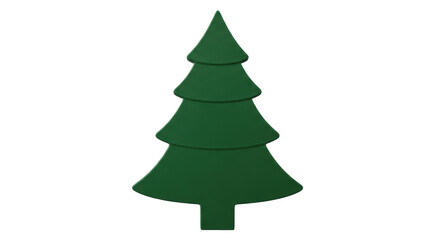Isolated Green Christmas Tree