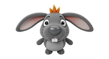 Isolated Cartoon Rabbit