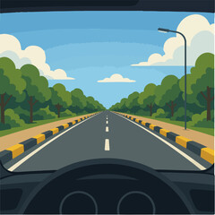 Drivings In On The Highway