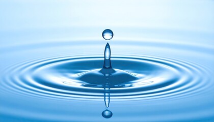 Water droplet impacting a still surface