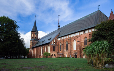 Kant Island Cathedral in Brick Gothic style