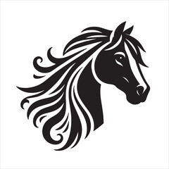 Obraz premium Horse Silhouette