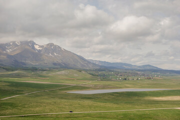marvellous Vrazje Jezero or Devils lake in Durmitor National Park, Zabljak, Montenegro. panoramic