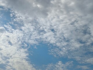 blue sky with clouds