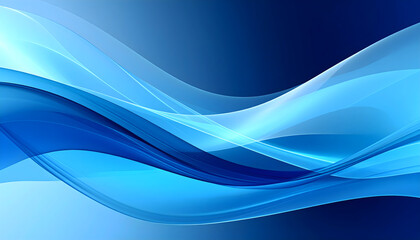 Fototapeta premium Abstract Blue Waves Background Texture