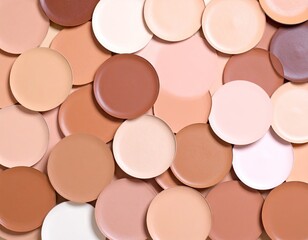 Makeup foundation shades