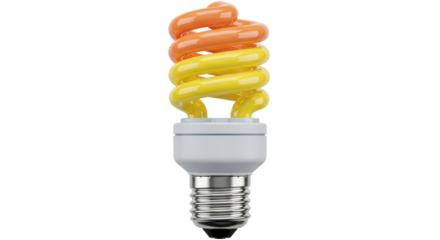 Isolated Energy Saving Light Bulb