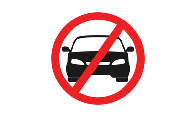 No car sign