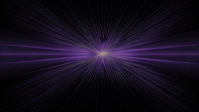 Purple radial lines on black background