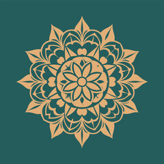 Elegant Luxury Floral Mandala Pattern Vector