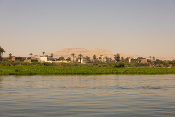 Naklejka premium Sonnenuntergang Luxor