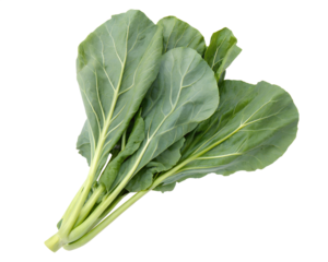 chinese kale on transparent png