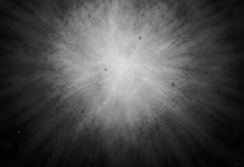 Abstract background with light rays radiating outward in a textured monochrome design
