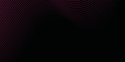 Lines abstract background black and colorful waves pattern. Abstract background. Optical illusion, wavy modern arts