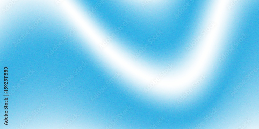 Wall mural soft and refreshing blue and white gradient abstract background. a sky of flowing fluffy clouds abst