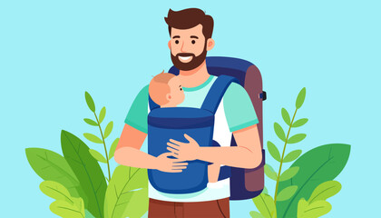 Father & Baby: A Modern Dad's Love