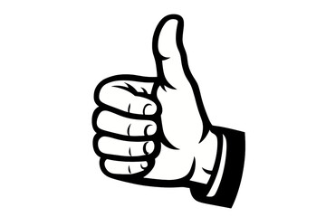 A line art icon representing hands clapping to show applause or ovation for use on apps and websites